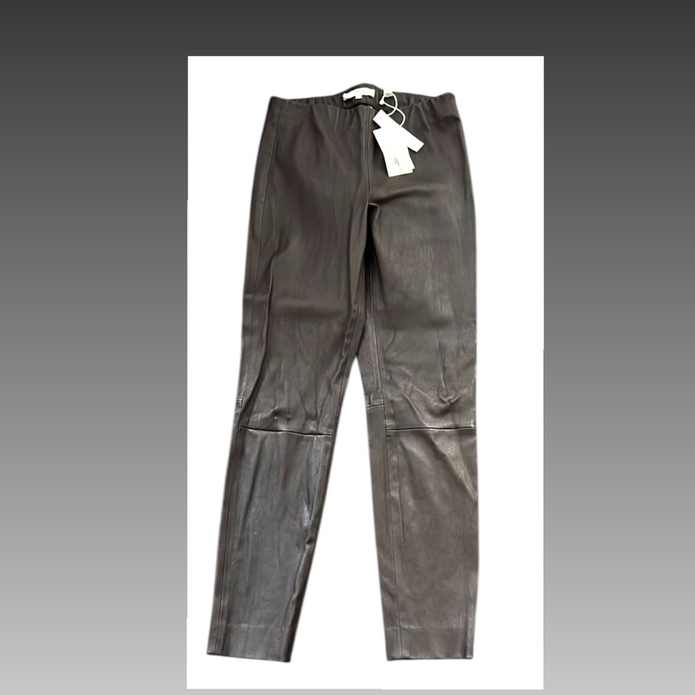 Women  Brown Leather Pants